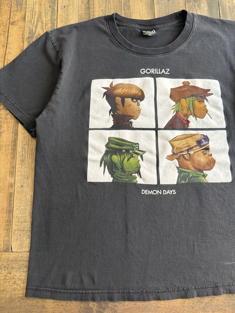 Vintage Gorillaz Demon Days Band Shirt XL Y2K Promo