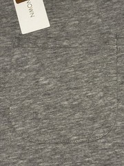 Outerknown Sojourn Pocket Tee Mens Small Grey Organic Pima Cotton T-Shirt NWT