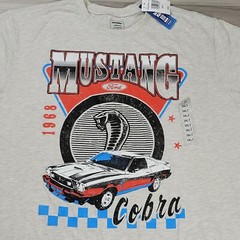 Ford Mustang T-Shirt Men’s 3XLT Beige Heather New