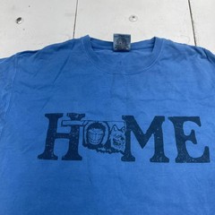 ComfortWash Home Oklahoma Shirt Mens Medium Blue Graphic Tee Ring Spun Cotton