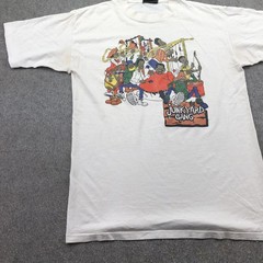 Vintage Fat Albert Junkyard Gang Shirt Mens Large Graphic Scene Not Herd 90s