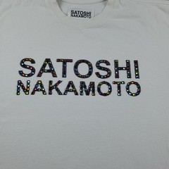 Satoshi Nakamoto STUDDED LOGO Jewels Distressed Oversized T-Shirt Men’s XL Beige