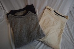 Men Hollister T-shirts Sz. Lg. Must have collection Y2K 2 shirts 100% cotton