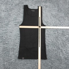 EKKOVISION Shirt Mens 2XL Black Sleeveless Ribbed Tank Tagless Stretch NWOT