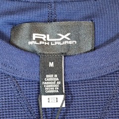 NWT RLX Ralph Lauren Men Performance Waffle Knit Golf Athleisure Crewneck Size M