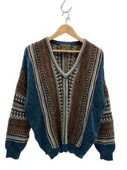 Other brands: tosani knit sweater (thick), size M, wool, multi-color, all-over p