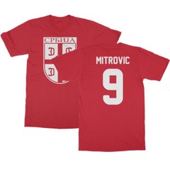 Mitrovic 9 Jersey Style – Serbia Soccer Cup Fan Unisex T-Shirt