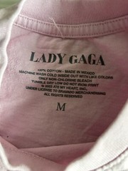 LADY GAGA TONY BENNETT Love For Sale Concert Merchandise T-Shirt Pink Medium