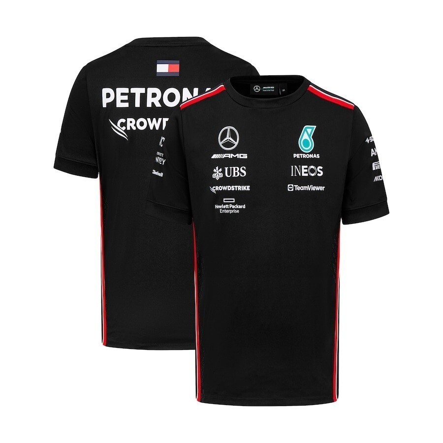 Mercedes AMG Petronas F1 Men’s Team Driver T-Shirt Black Size M NWT