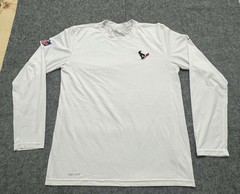Nike NFL On-Field Apparel Houston Texans Dri-Fit Long Sleeve Shirt White Men’s M
