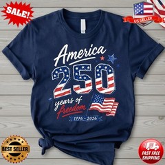 USA 250th Anniversary Shirt, America 250 Years of Freedom Tee T-Shirt | S-5XL
