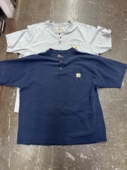 Carhartt T Shirt Lot Mens XL 7pc Mixed Colors Pocket Tee Logo Workwear Bundle