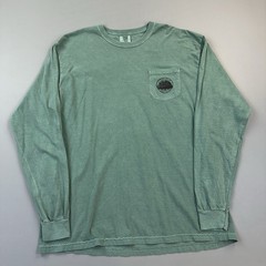 Live Oak Brand Shirt Mens XL Green Bourbons Of The South Long Sleeve Pocket Tee