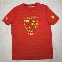 Puma SF Ferrari Racing Shield Graphic T Shirt Men’s Medium Red Rosso Corsa