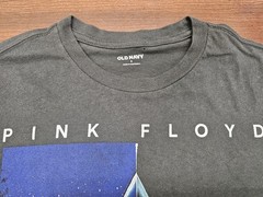 Pink Floyd Dark Side of the Moon T Shirt Mens M Gray Graphic Band Tee Old Navy