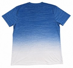 Hollister Must-Have Collection Blue Ombre V-Neck T-Shirt Mens Large