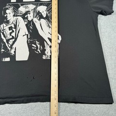 TLC Shirt Adult Extra Extra Large Black Faded American Girl Group Music Tour Men