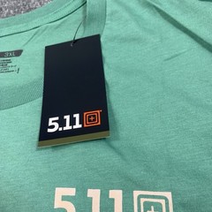 5.11 Tactical Shirt Mens 3XL Green Graphic Print Long Sleeve Crew Neck NWT