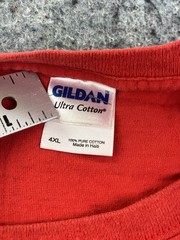 Black History “From Slavery to Freedom” Gildan 4XL Red T-Shirt Double Sided