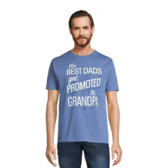 Way To Celebrate Father’s Day Dad Upgrade Graphic Tee Blue 2XL (50-52)