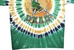 Grateful Dead Dunker Front/Back Graphic Multicolor Tie Dye T-Shirt Size XL New