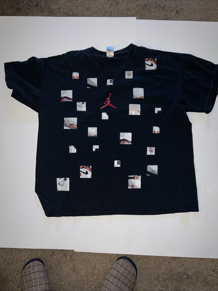 Air Jordan 21 Black T-Shirt Basketball Print size XXXL 3x Brand