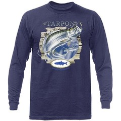 Tarpon Saltwater Fishing Outdoor Sports Long Sleeve T-Shirt