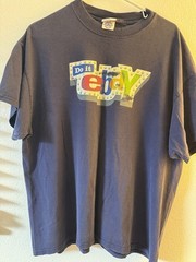 Delta Magnum Weight Vintage eBay Logo Graphic Print Super Seller Men’s XL TShirt