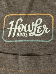Howler Brothers Mens Brown Crew Pocket T-Shirt Short Sleeve Size L