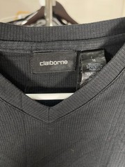 Claiborne Sport by Liz Claiborne black T Shirt
