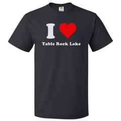 I Love Table Rock Lake T shirt I Heart Table Rock Lake