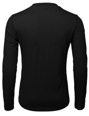 H2H Mens Long Sleeve Slim Fit Henley T-Shirt with Buttons Black US XL/Asia 2XL