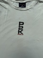 Vintage Y2K Polo Sport Ralph Lauren P2K Polo Logo Spell out Tshirt Mens Medium