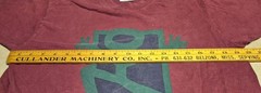 Vintage 80s University Of Southern Mississippi distressed Tee shirt Medium Art