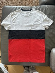 DC Shoes Glenferrie T-Shirt Mens Large White Black Red Skate Streetwear