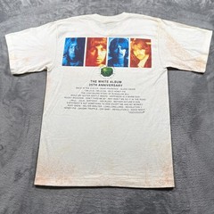 Vintage 1994 The Beatles T-Shirt Mens Medium White Album 25th Anniversary Casual