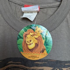 Lion King Simba Vintage Movie Promo Single Stitch NWT DS Disney 1994 Shirt