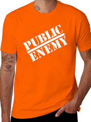 Public Enemy Official Big Logo T-Shirt Funny Tee Gift, Size M – 3XL
