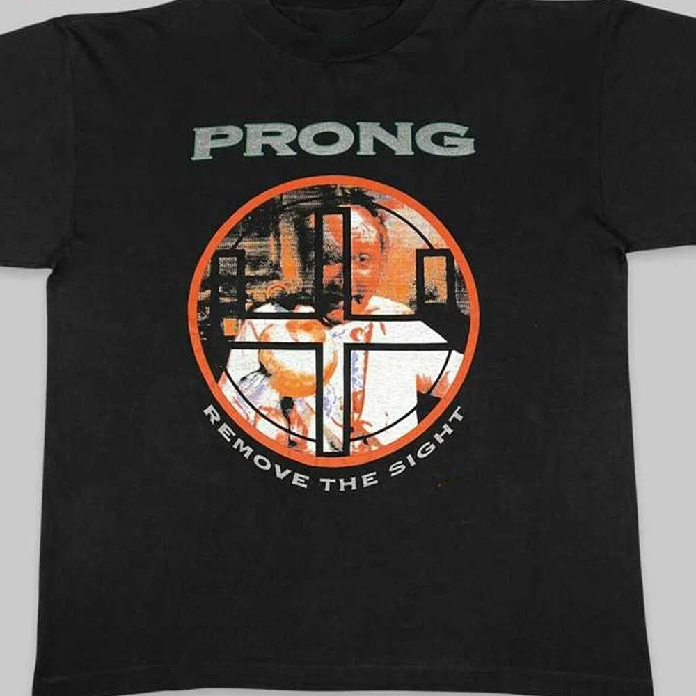 VTG Prong band black T-shirt unisex All sizes S to 345XL