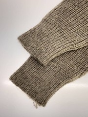 Other Brands Knit Sweater (Thick), Medium, Wool, BEG, Solid Color, Made in Engla