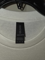 Gildan Heavy Cotton Crew Neck T-Shirt Blank Tee Short Sleeve White Size M