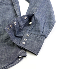 Lee 101 ’50s Western Shirt Men’s Sizes Kaihara Japanese Selvedge Denim 7 oz. Dry