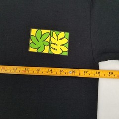 Ko Official Men’s Black Monstera Leaf Graphic T-Shirt Size Small Classic Casual