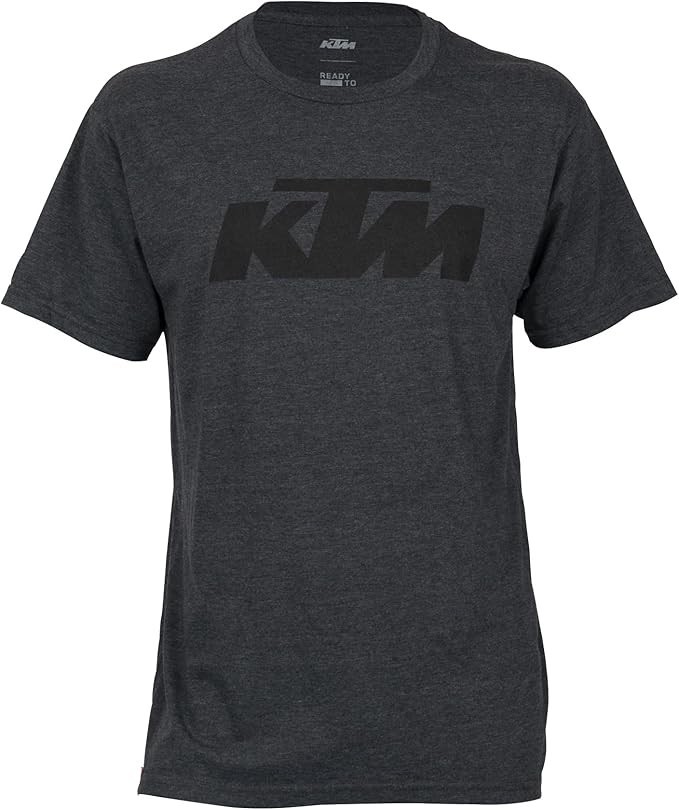 KTM LOGO TEE – CHARCOAL HEATHER – SIZE MEDIUM – 3PW250052303