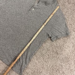 J Crew Field Knit Henley Shirt Mens Large Gray Short Sleeve 100% Cotton