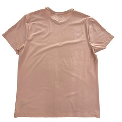 Cuts T-Shirt Pyca Pro Lightweight Jersey Knit Pink Straight Hem Men Large