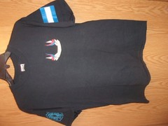 USCG Juliett 164 black M t shirt Adrift 1 28 02 on Course 3 21 03