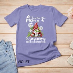 I have two titles MOM and grandma Dandelion Gnome mother day Unisex T-shirt