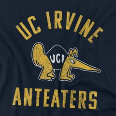 University of California Irvine Adult T-Shirt Anteaters Logo, Navy, S-5XL