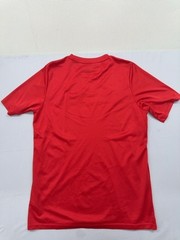 Nike Mens L Red Dri-FIT Soccer Jersey Short Sleeve Mesh